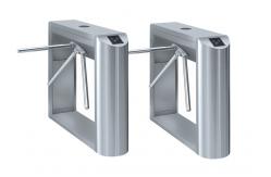 China Thickness 1.2mm Turnstile Barrier Gate Gym Automatic Reset 60Hz supplier