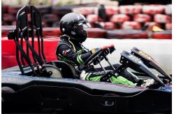 China Laps Counting Racing E Go Karts Double Seats 1140mm Wheel Base 70km/H supplier