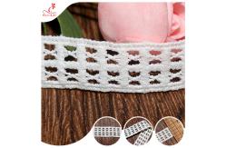 China Decorative Accessories Crochet Pure Polyester Lace Trim For Christmas Present Box supplier