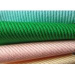 High Fastness Heavy Cotton Twill Fabric With Pattern Diagonal Parallel Ribs for sale
