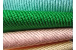 China High Fastness Heavy Cotton Twill Fabric With Pattern Diagonal Parallel Ribs supplier