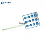 Silk Screen Printing Waterproof Flexible Membrane Switches 4x3 Oil Resistant for sale