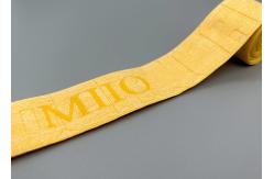 China Cycle Ending Customized 35mm Loose Jacquard Elastic Band For Clothing supplier