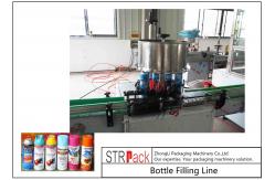 China High Performance Bottle Filling Line / Aerosol Paint Can Filling Machine Line supplier