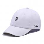 Structured Custom Embroidered Baseball Caps Metal Eyelets White Color for sale