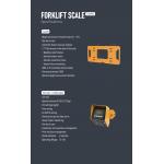 Electronic Digital Forklift Scales  System 3.7V Lithium Ion  Aluminum