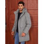 Business Elegance Long Detachable Hood Winter Thickened Jacket Men Winter Proof Water Proof