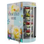 24 Comparments Customized Logo Flower Vending Machine With Cooling Function for sale