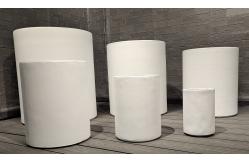 China Durable Hand Carved Fiber Clay Planter Reinforced for Garden supplier