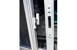 China Aluminum Alloy Double Aluminium Glass Sliding Window Powder Coated With Touch Lock supplier