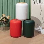 Household Trash Can Large Living Room Kitchen Bedroom Light Luxury Desktop Storage Bucket Toilet Plastic Trash Can for sale