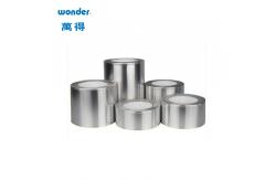 China Matte Silver Aluminum Foil Tape Single Sided Waterproof High Temperature Proof supplier