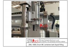 China Liquid Bucket Filling Machine For 200L 1000L Drum IBC Container Tank supplier