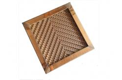 China Custom Design Pattern Hole Exterior Wall Cladding Panel With Square Tube Frame supplier