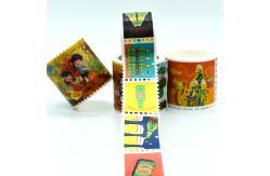 China Custom Cute DIY Masking Tape Printed Design Die Cut Stickers Washi Tape supplier