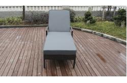 China Adjustable Rattan Sun Lounger , Patio / Garden / Beach Lounger supplier