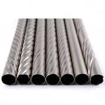 6m 28mm Anodized Aluminium Twist Pipe Curtain Pole for sale