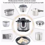 Fully Sealed Electric Pressure Cooker , All Purpose Pressure Cooker Detachable Sealed Ring