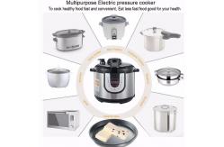 China Fully Sealed Electric Pressure Cooker , All Purpose Pressure Cooker Detachable Sealed Ring supplier