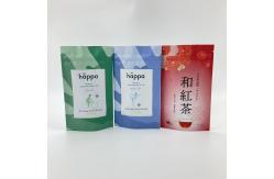China Kraft Paper Bag Tea Bags Packaging For Resealable Stand Up Pouches supplier