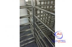 China Anti Collision RFID Fingerprint Full Height Turnstile SUS304 Four Arm Gate supplier