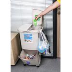 Double Classified Dustbin Silicone Mold Tools 100% PP With Removable Wheel / Lid