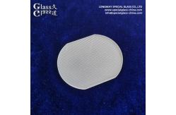 China Custom Optically Finishing Flat Borosilicate Glass Lens With Linear Surface supplier