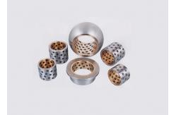 China Split Self Lubricating Bimetal Bushing With Graphite Precision Machined Components supplier