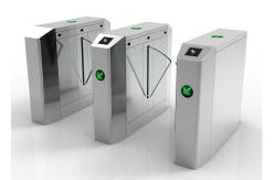 China 0.2s 40persons/min RS485 Bi Directional Flap Turnstile supplier