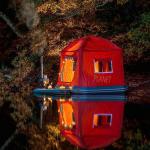 Commercial Outdoor Camping Inflatable Floating Tent Inflatable Water Tent for sale