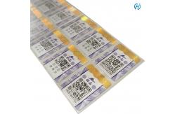 China Customized Security Label Stickers Custom Printed Paper Vinyl PET supplier