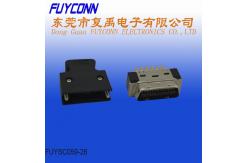 China 26 Pin Servo Connector ABS Housing SCSI Connector 1.27mm Pitch supplier