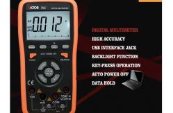 China VICTOR 70C Portable Digital Multimeter 3 5/6 Key Touching Function supplier