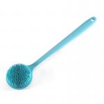 Hypoallergenic Long Handle Silicone Bath Body Brush Home Bathroom Accessories