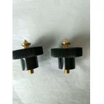 Durable Neutral Foot Screw , Black Steel Screws For Auto Level Machine for sale