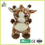 EN71 Giraffe Stuffed Toy , Soft Cuddly Plush Stuffed Animals For Babies for sale