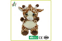 China EN71 Giraffe Stuffed Toy , Soft Cuddly Plush Stuffed Animals For Babies supplier