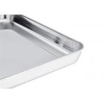 RK Bakeware China Foodservice NSF Rectangle Stainless Steel BakingTray Pizza Biscuit Bread Baking Tray for sale