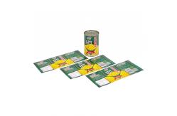 China Wet Glue Label for Customized Adhesive Label Printing on Jars Cans Bottles supplier