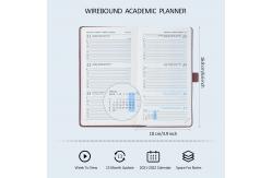 China PU Leatherette Vertical Weekly Planner With Daily Schedule 2023 2024 supplier