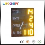Wireless / Wire Control Electronic Cricket Scoreboard , Electronic Sports Scoreboard for sale