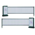 RS485 Automatic Parking Advertising Barrier Gates With Advertisement 450 * 880mm for sale