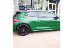 China Weatherproof PPF Coating For Car , Practical Metallic Green Vinyl Wrap supplier