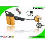 Rechargeable LED Mining Light Hard Hat 348lum 3 Watt 3.7V With SAMSUNG Battery for sale