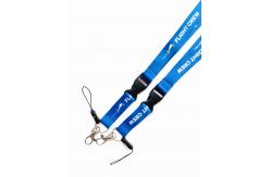 China Eco Bamboo Fiber Custom Promotional Lanyards Rotating Hook Custom Logo Lanyards supplier