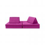 Toddler To Teen Couch Play High Density Foam Velvet Childrens Play Sofa for sale