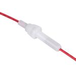6x30 3AG 10 Amp 250V Inline Fuse Holder Bayonet Type PA66 White Fuse Block With Cable for sale