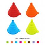 Heat Resistant BPA Free Silicone Collapsible Funnel For Liquid Transfer for sale