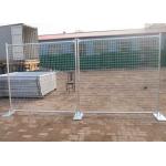 W2.4m Building Site Fencing 75*150mm Hot Dip Galvanized Jobsite Fencing for sale