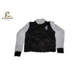 Button Down Printed Hooded Sweatshirt Jacket Team Uniforms Anti - Shrink for sale